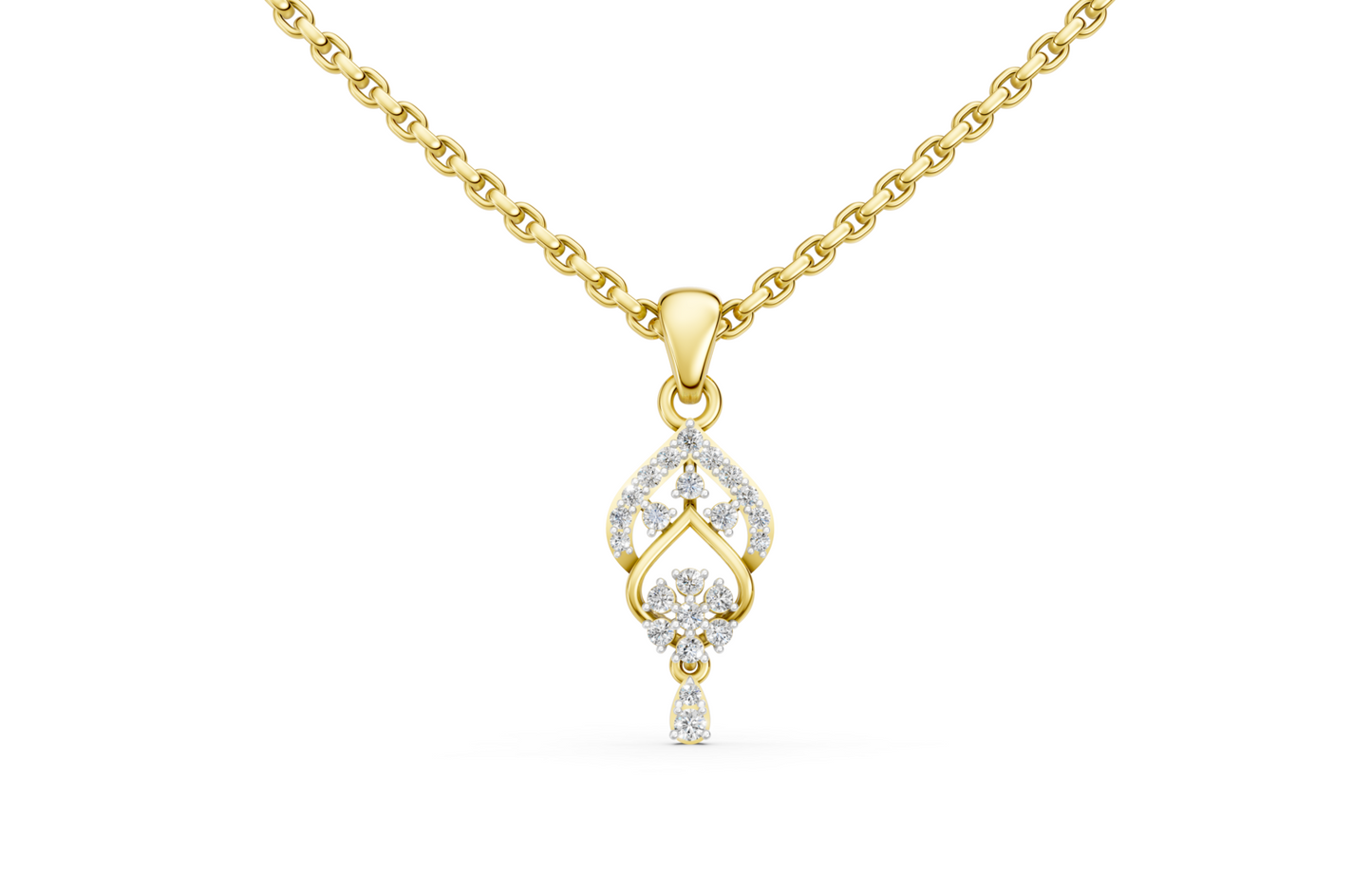 Blooming Grace Diamond Pendant