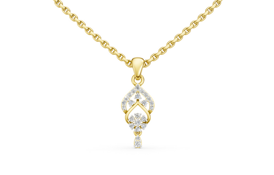 Blooming Grace Diamond Pendant