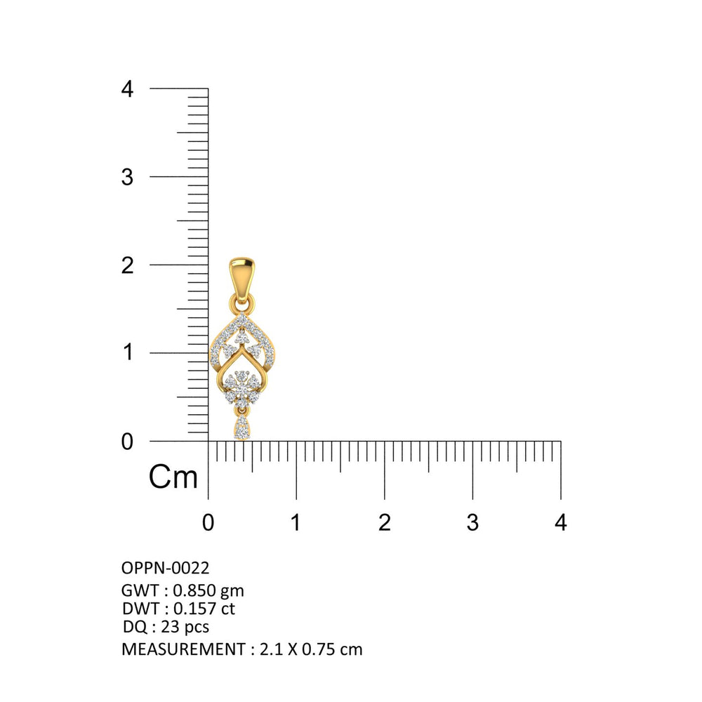 Blooming Grace Diamond Pendant
