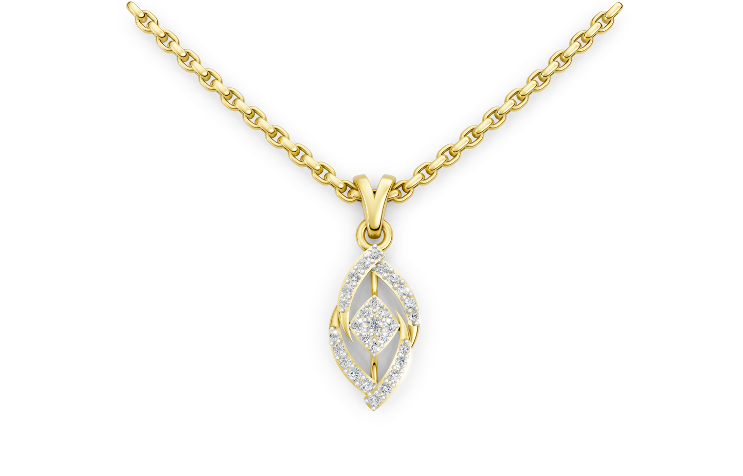 Majestic Marquise Diamond Pendant