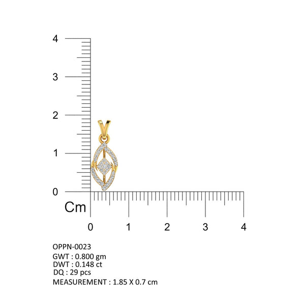 Majestic Marquise Diamond Pendant