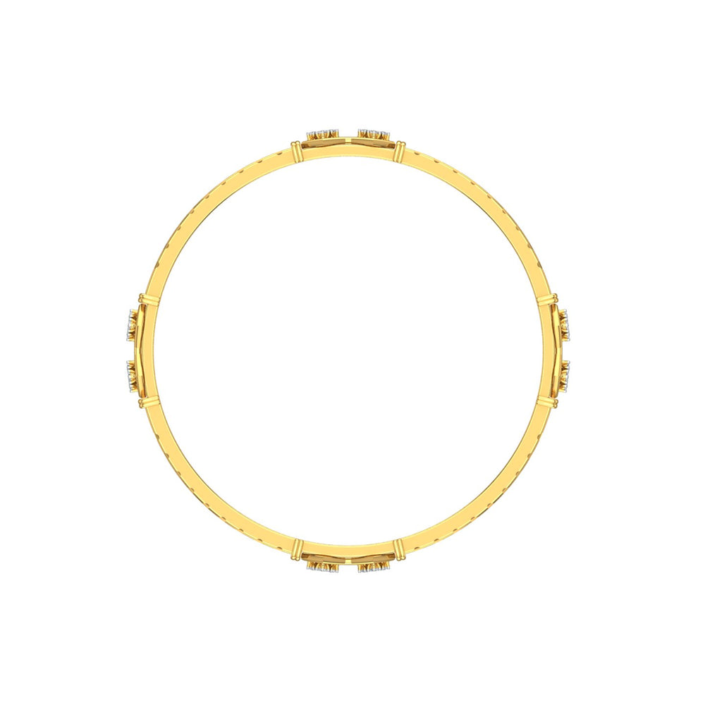 Majestic Geometry Diamond Bangle