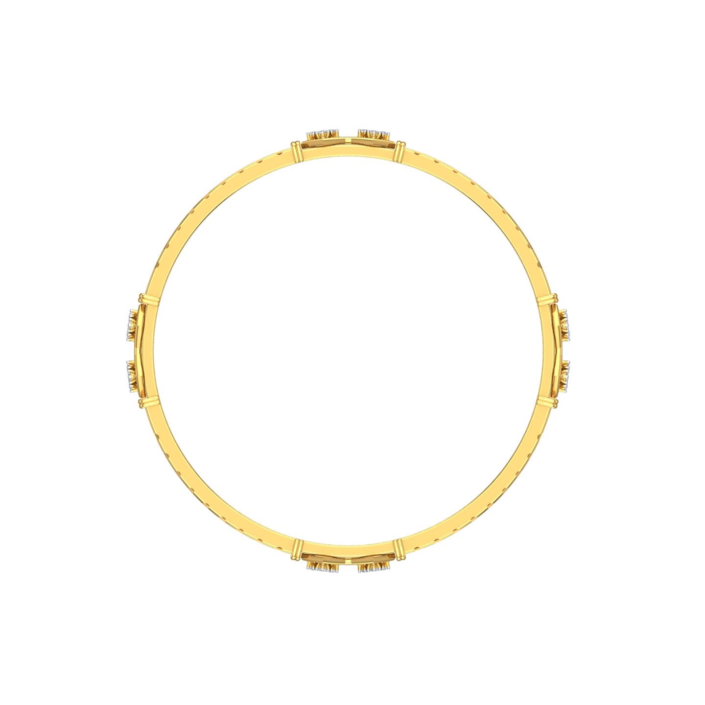 Majestic Geometry Diamond Bangle