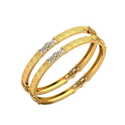 Flora Royale Diamond Bangle