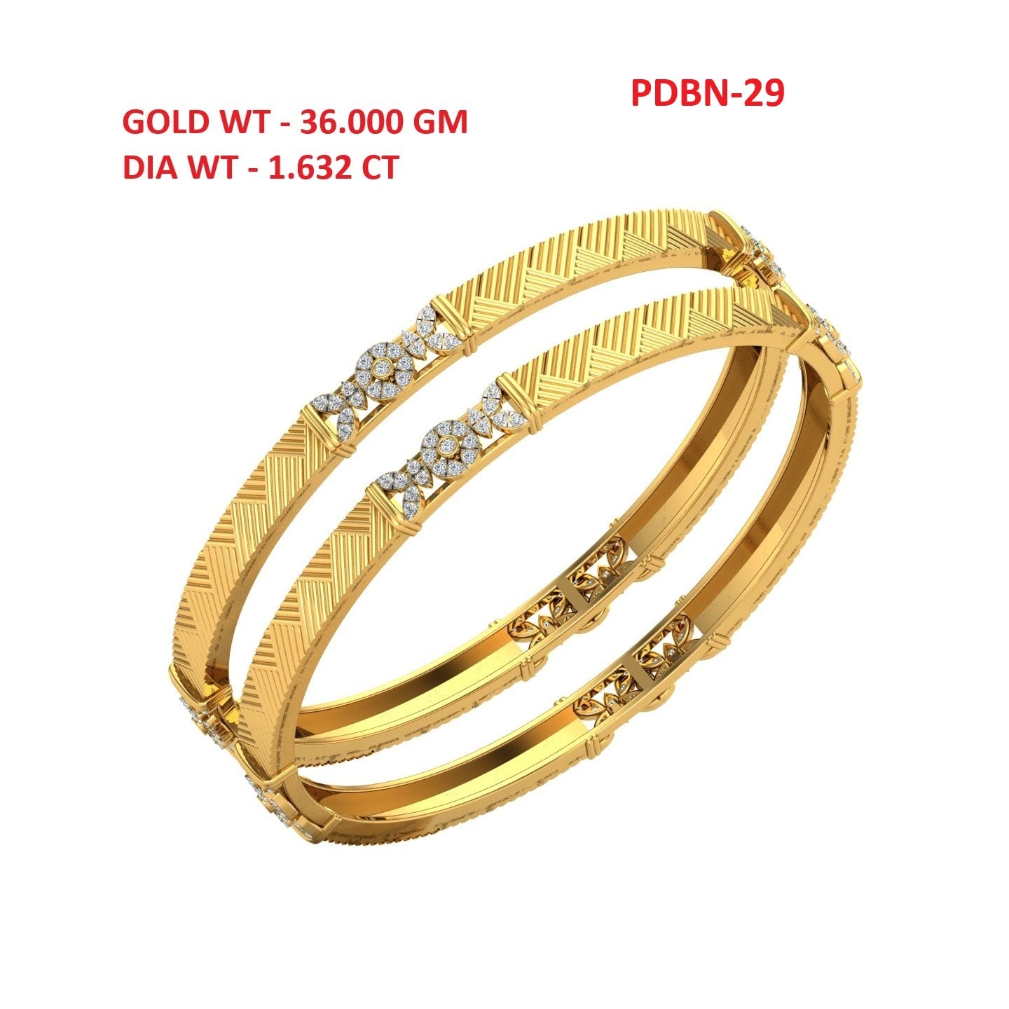 Flora Royale Diamond Bangle