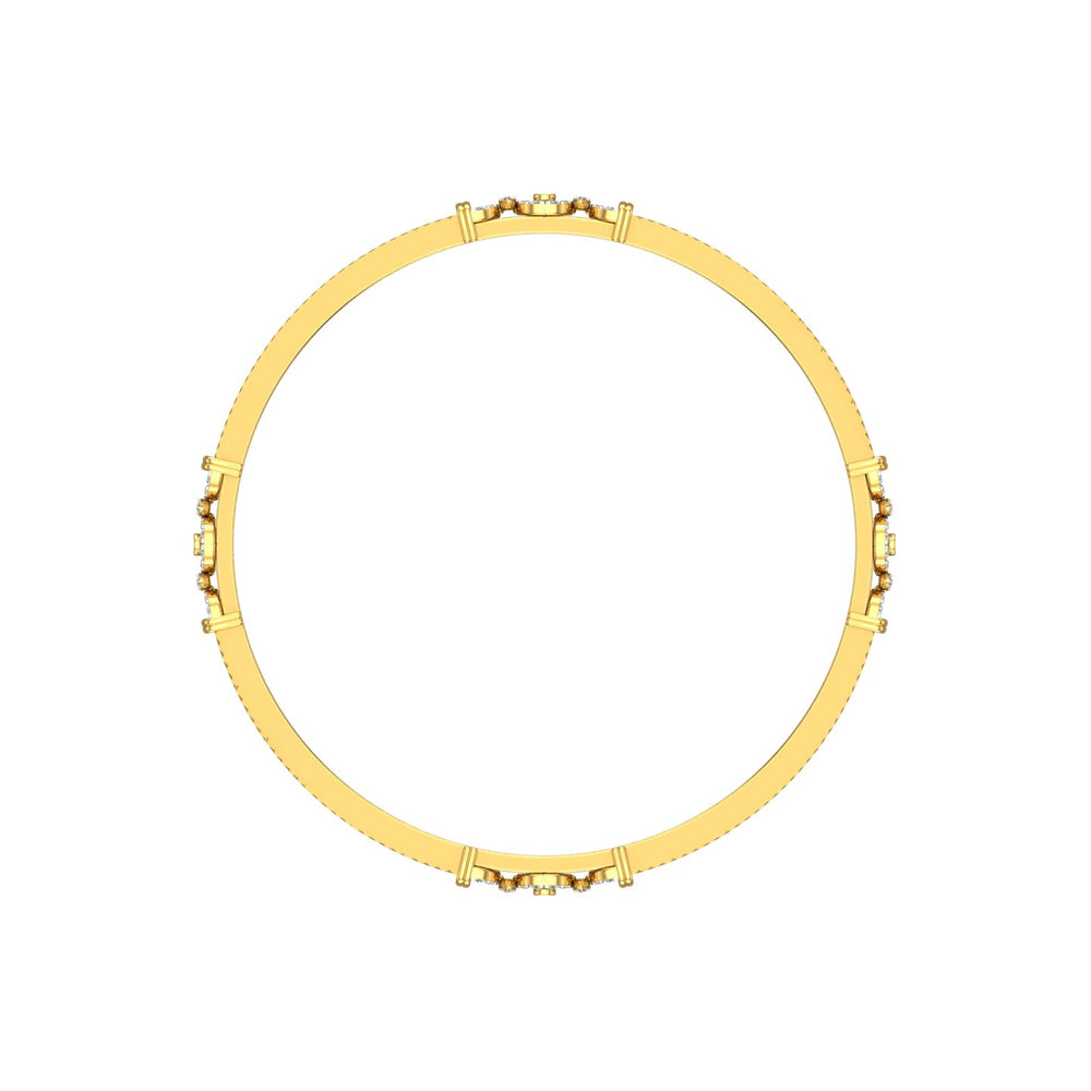 Flora Royale Diamond Bangle