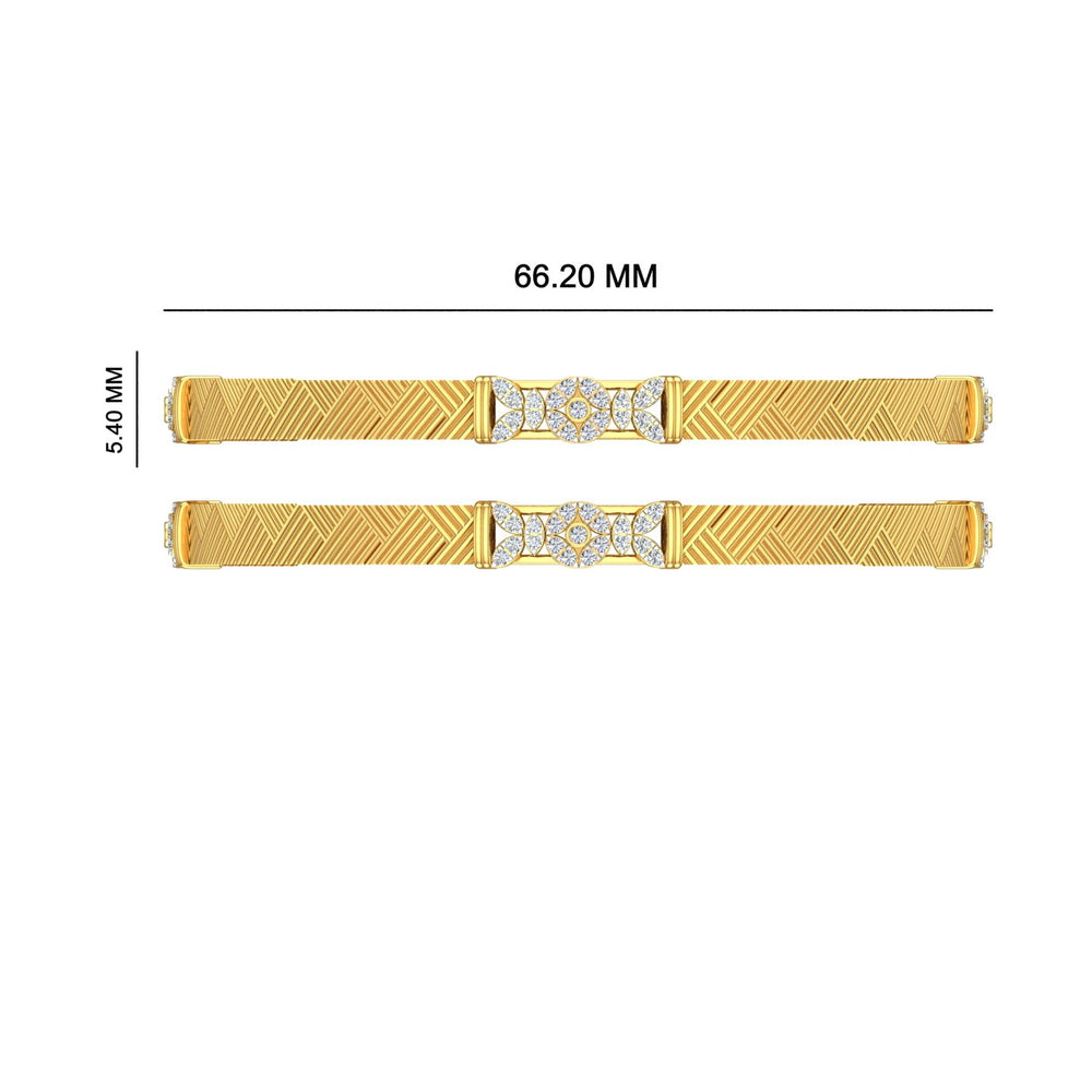 Flora Royale Diamond Bangle