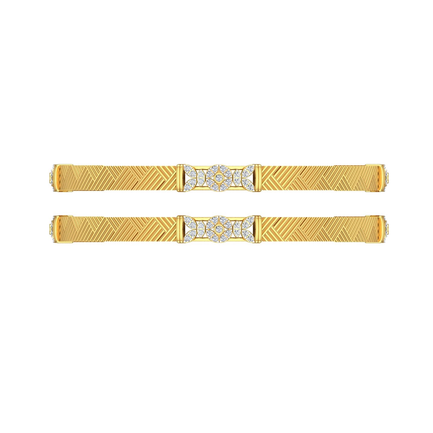 Flora Royale Diamond Bangle