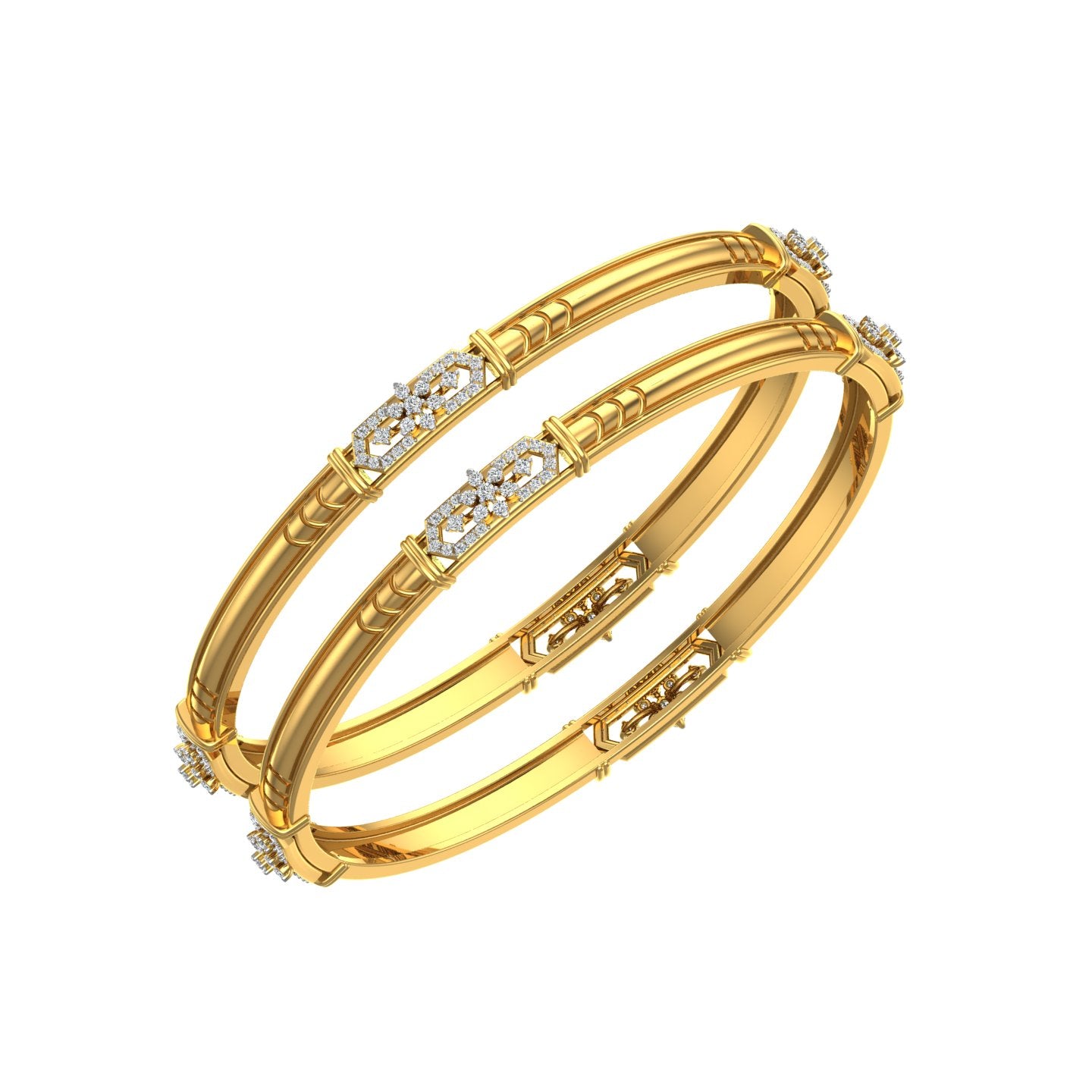 Regalia Bloom Diamond Bangle