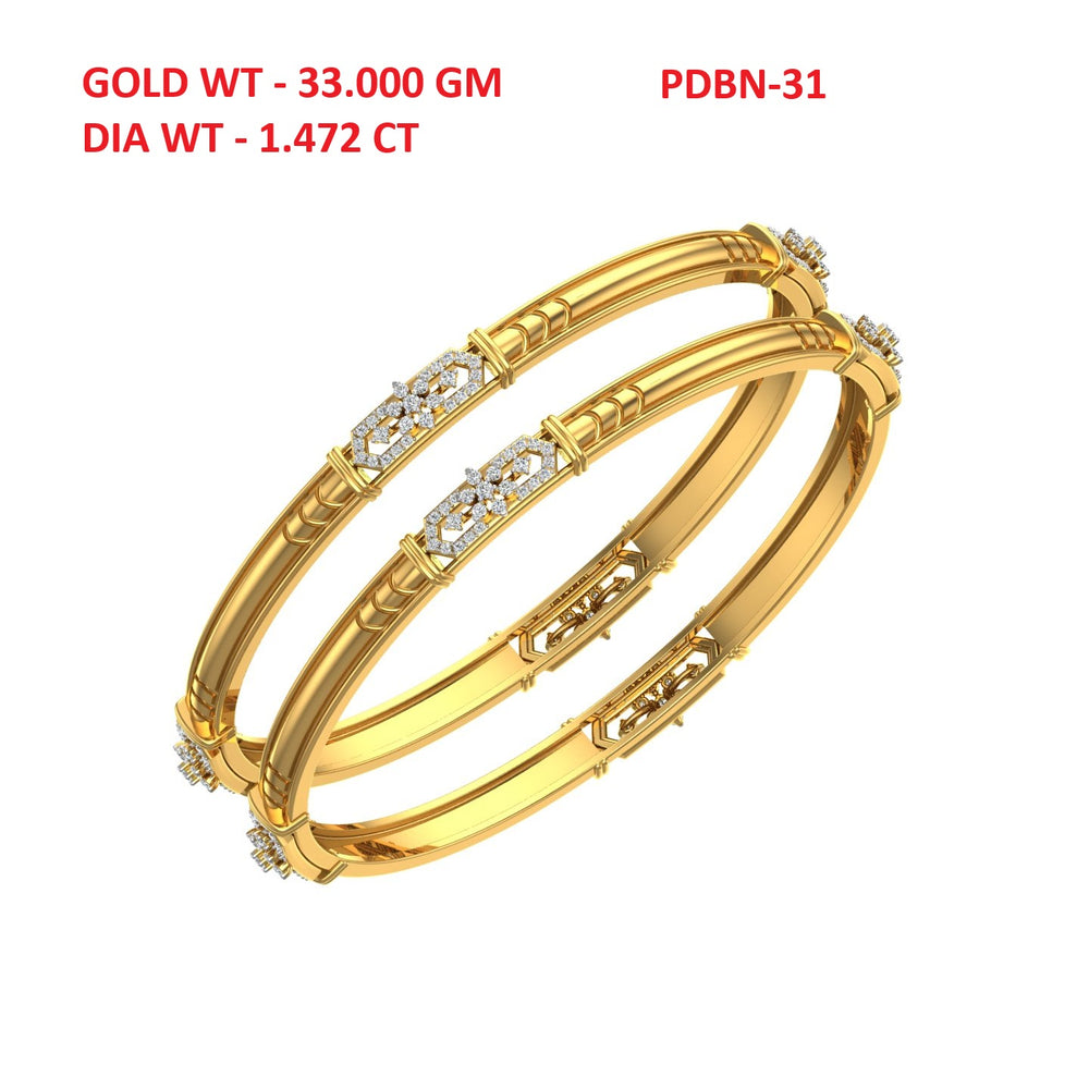 Regalia Bloom Diamond Bangle