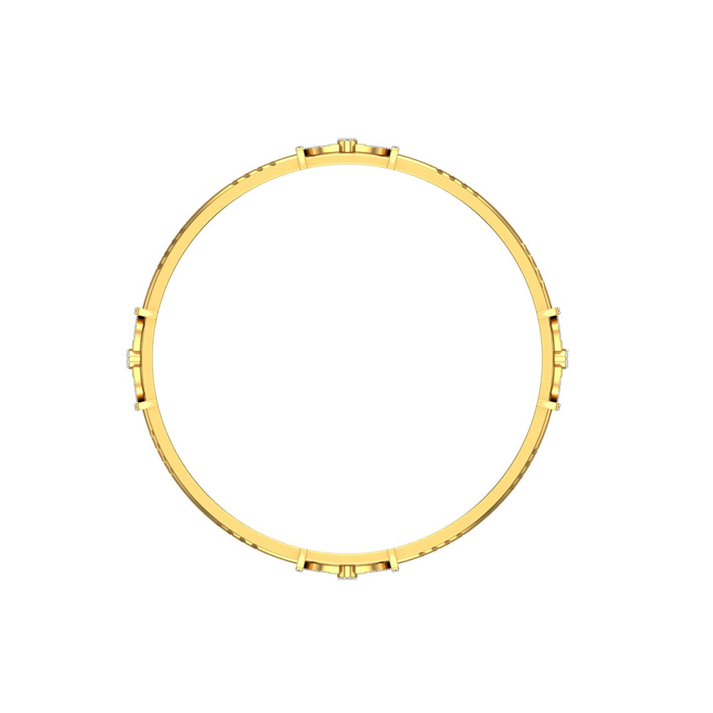 Lattice Luxe Diamond Bangle