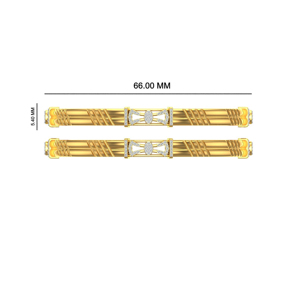 Lattice Luxe Diamond Bangle
