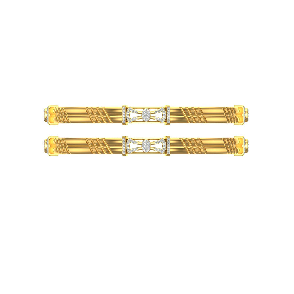 Lattice Luxe Diamond Bangle