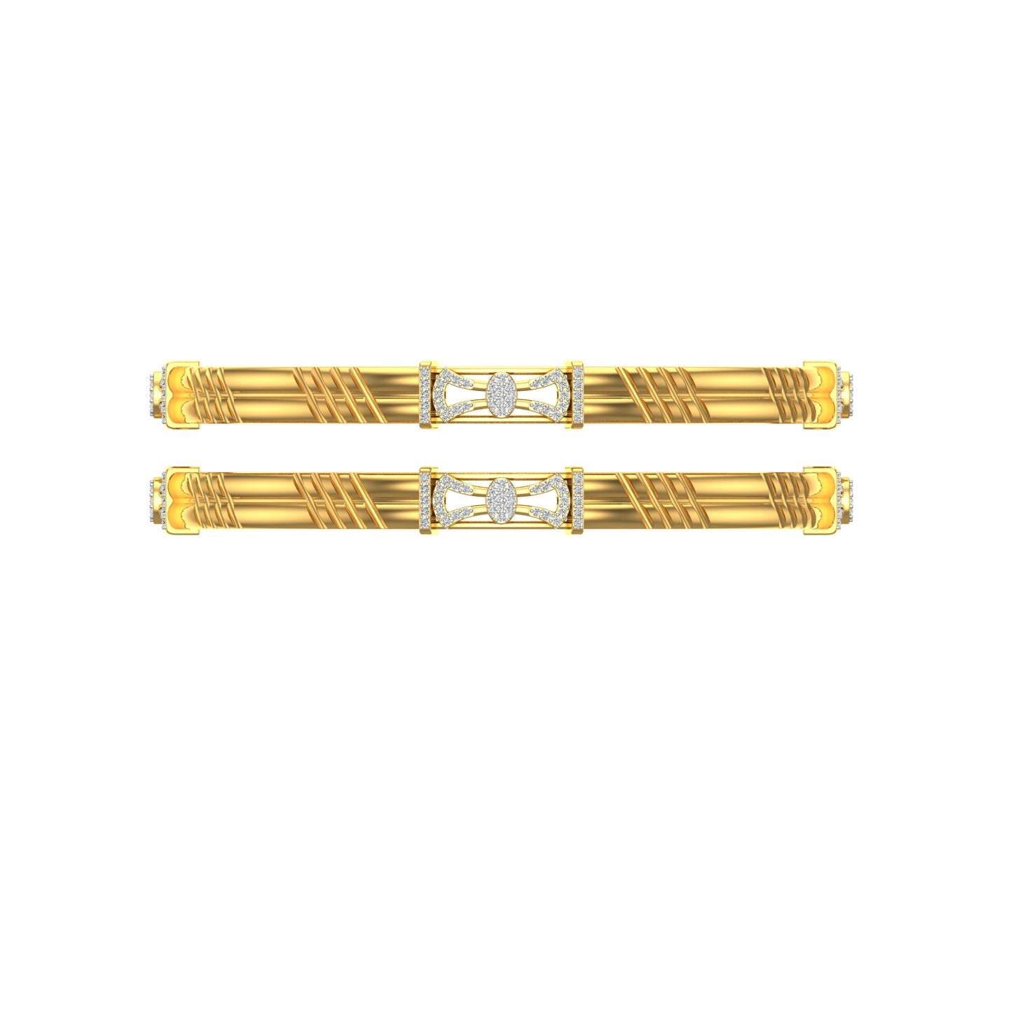 Lattice Luxe Diamond Bangle