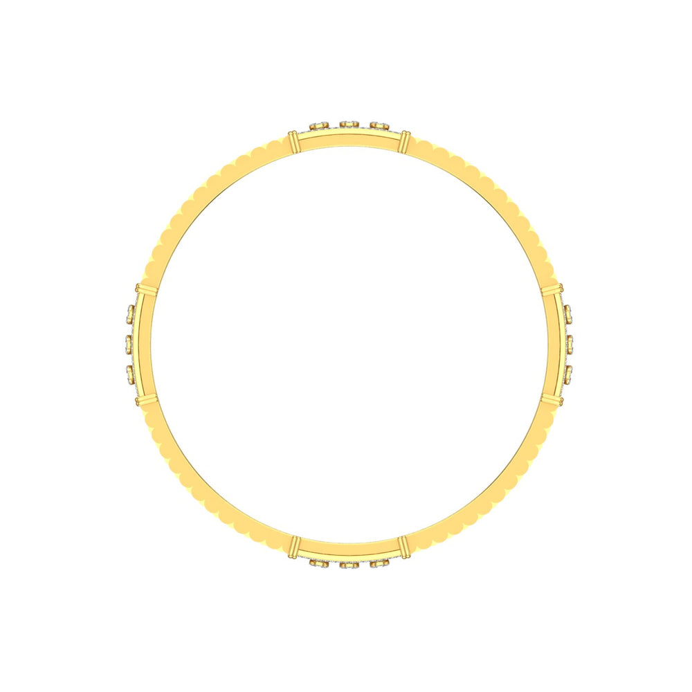 Imperial Trinity Gold Bangle