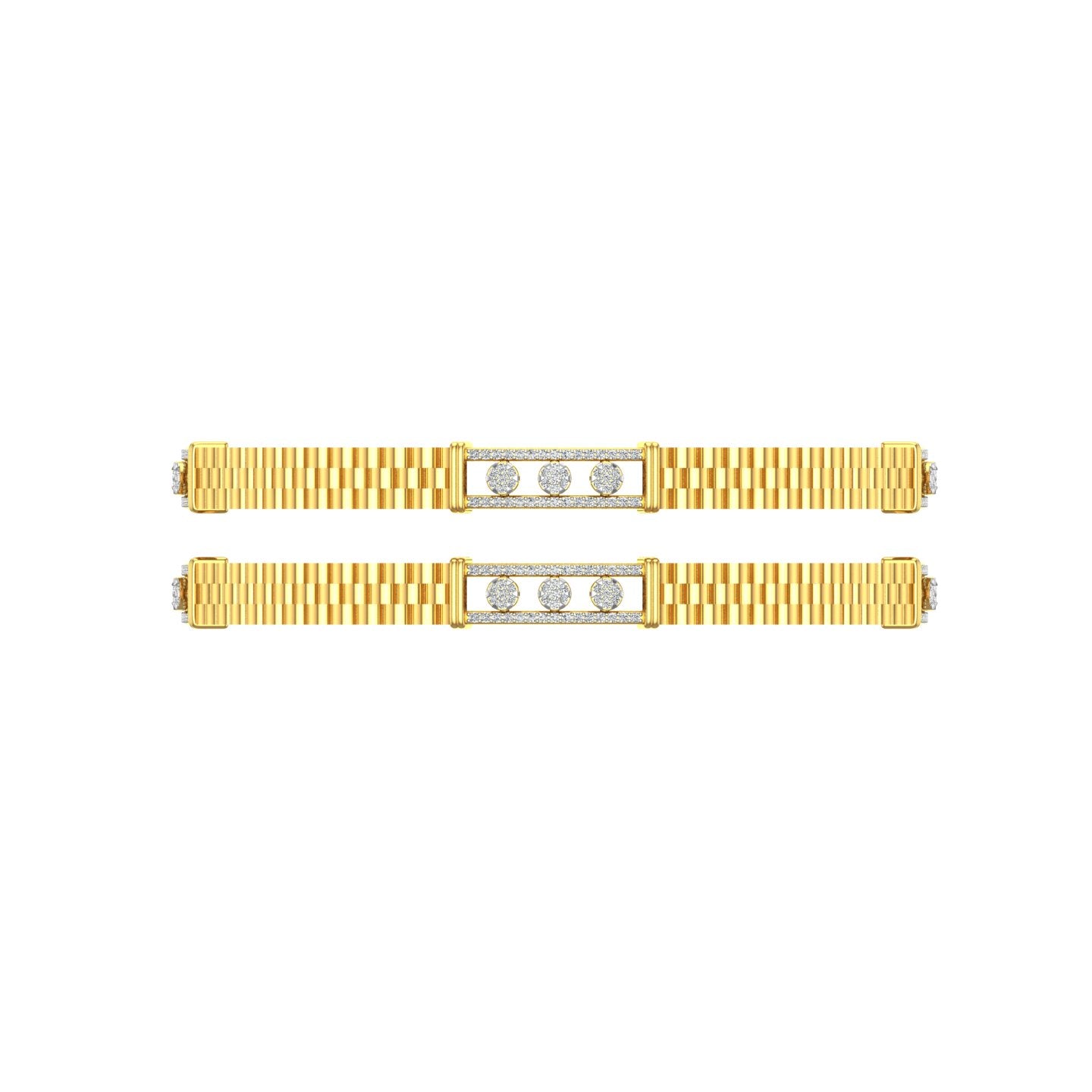 Imperial Trinity Gold Bangle