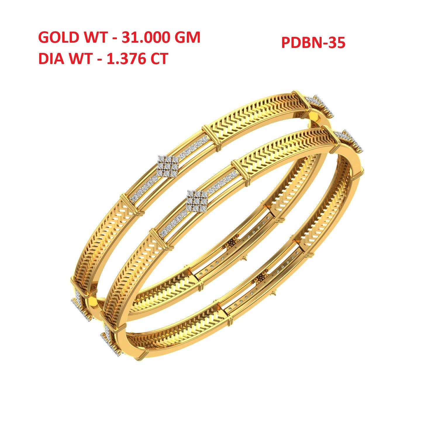Regal Path Diamond Bangle