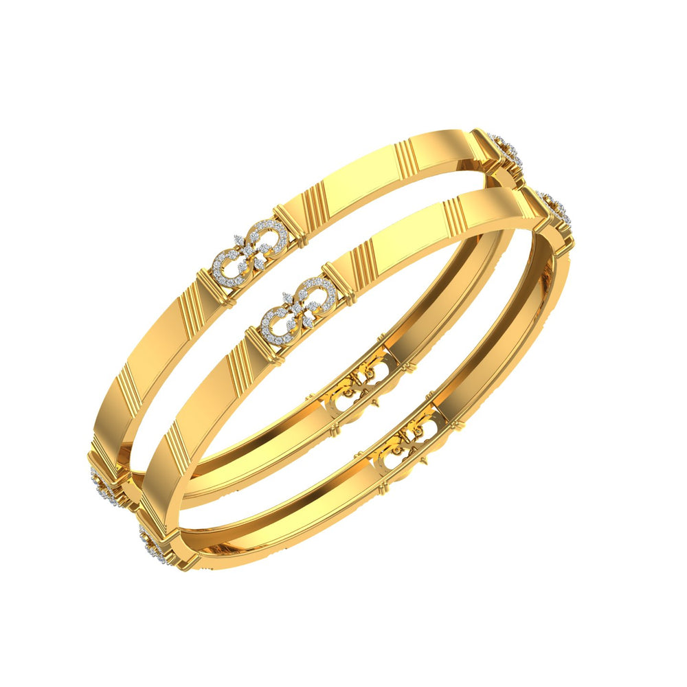 Eternal Bloom Diamond Bangle