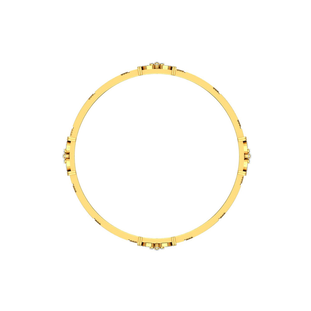 Eternal Bloom Diamond Bangle