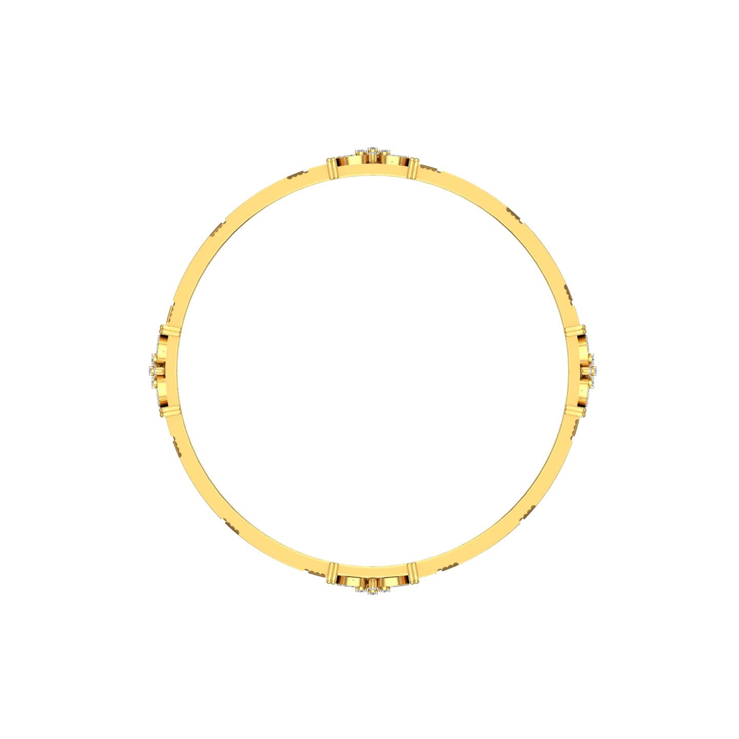Eternal Bloom Diamond Bangle