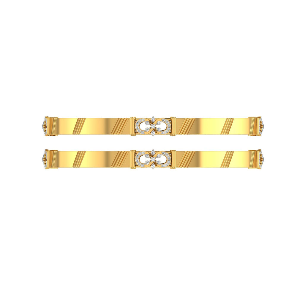 Eternal Bloom Diamond Bangle