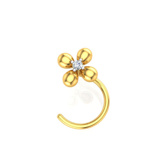 Golden Blossom Solitaire Nath