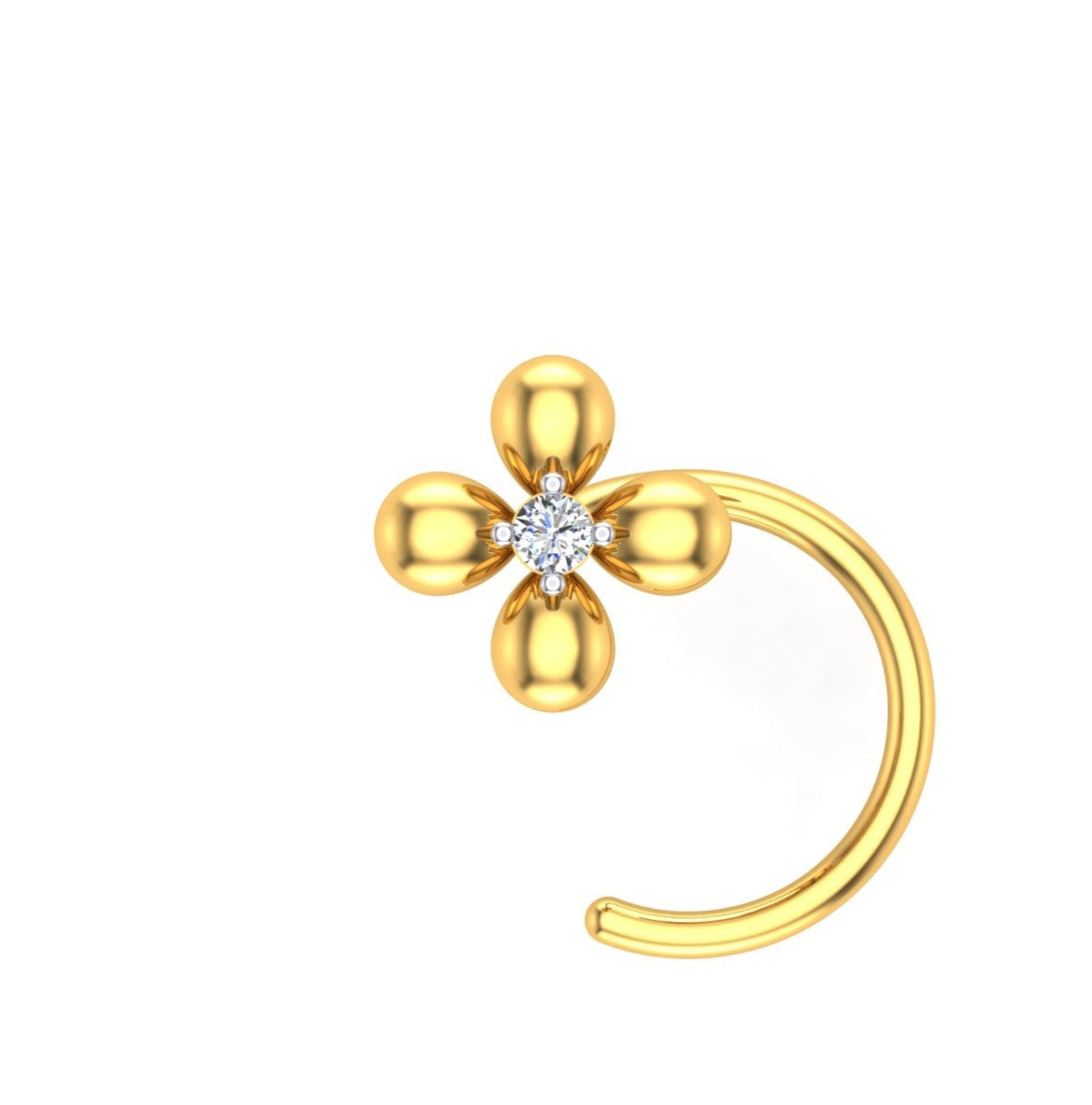 Golden Blossom Solitaire Nath