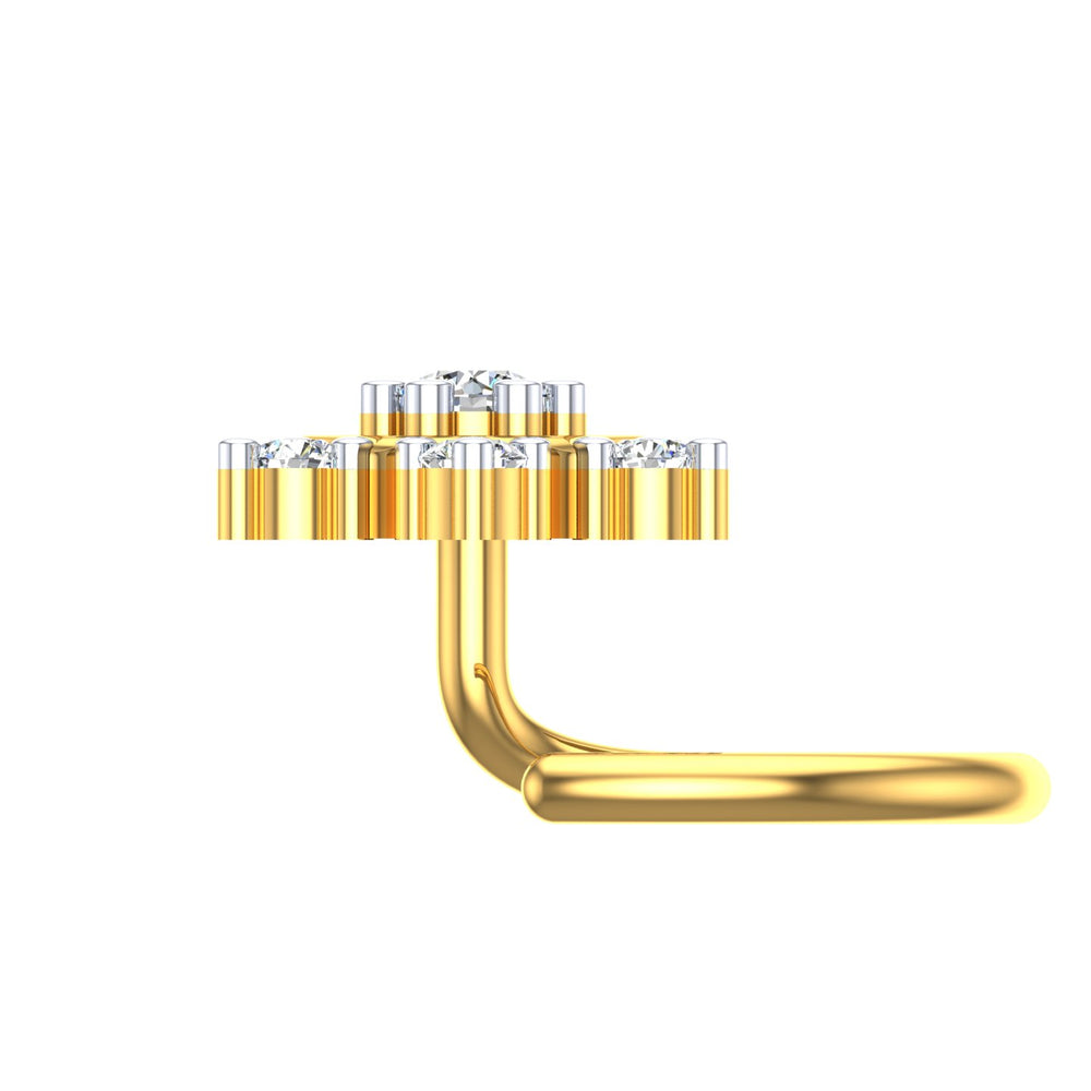 Royal Celestial Diamond Nose Pin