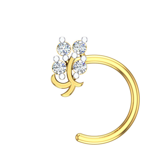 Diamond Dew Drop Nose Pin