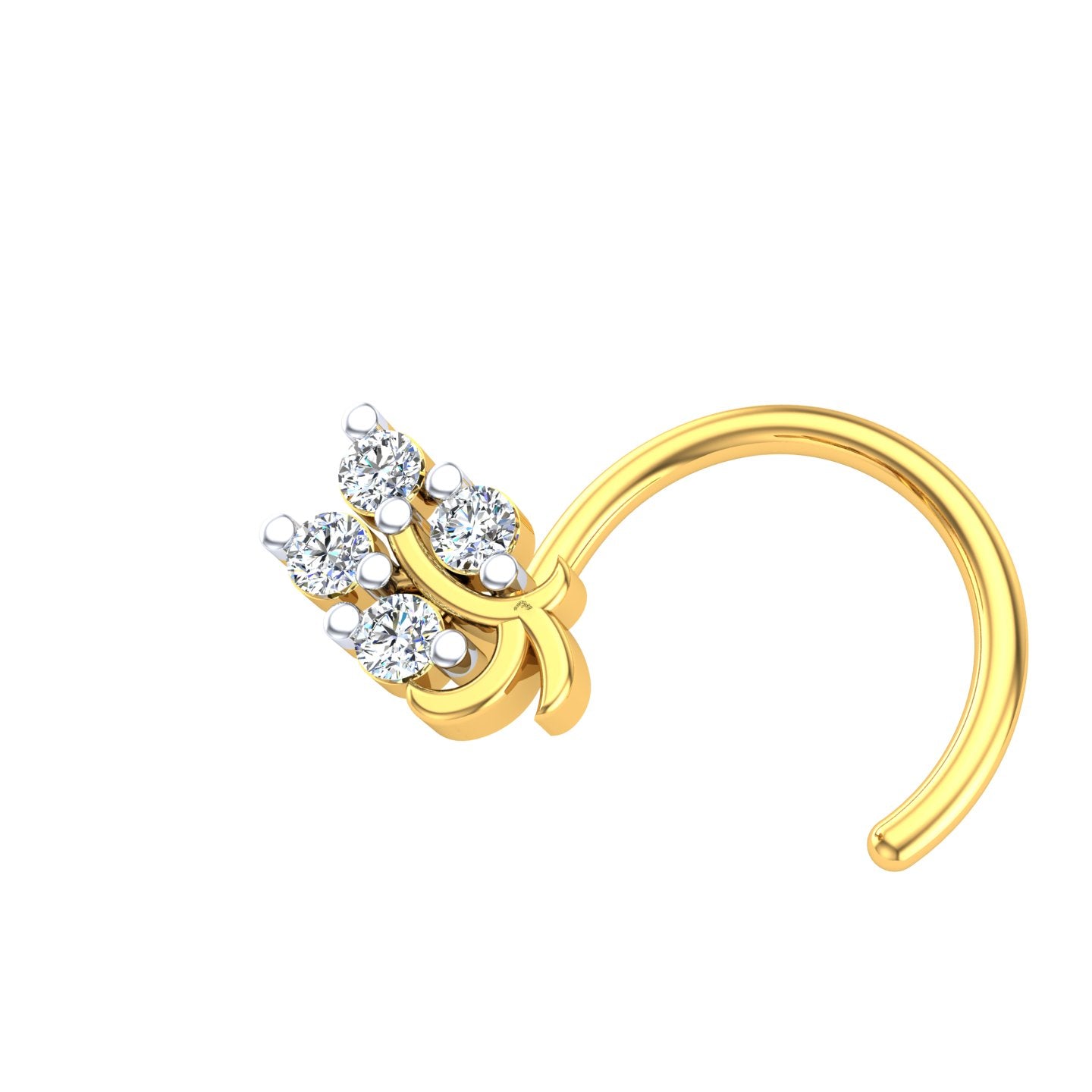 Diamond Dew Drop Nose Pin