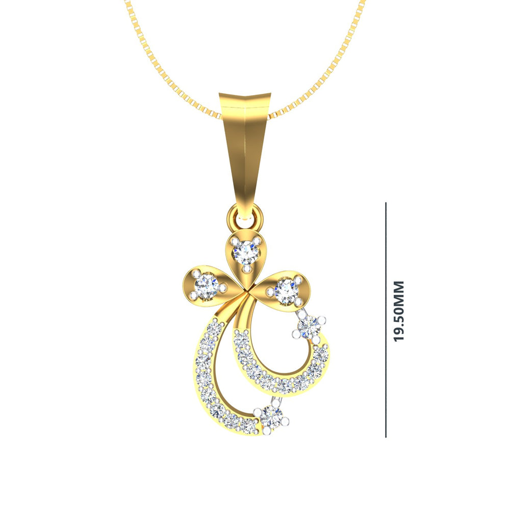 Blooming Grace Diamond Pendant