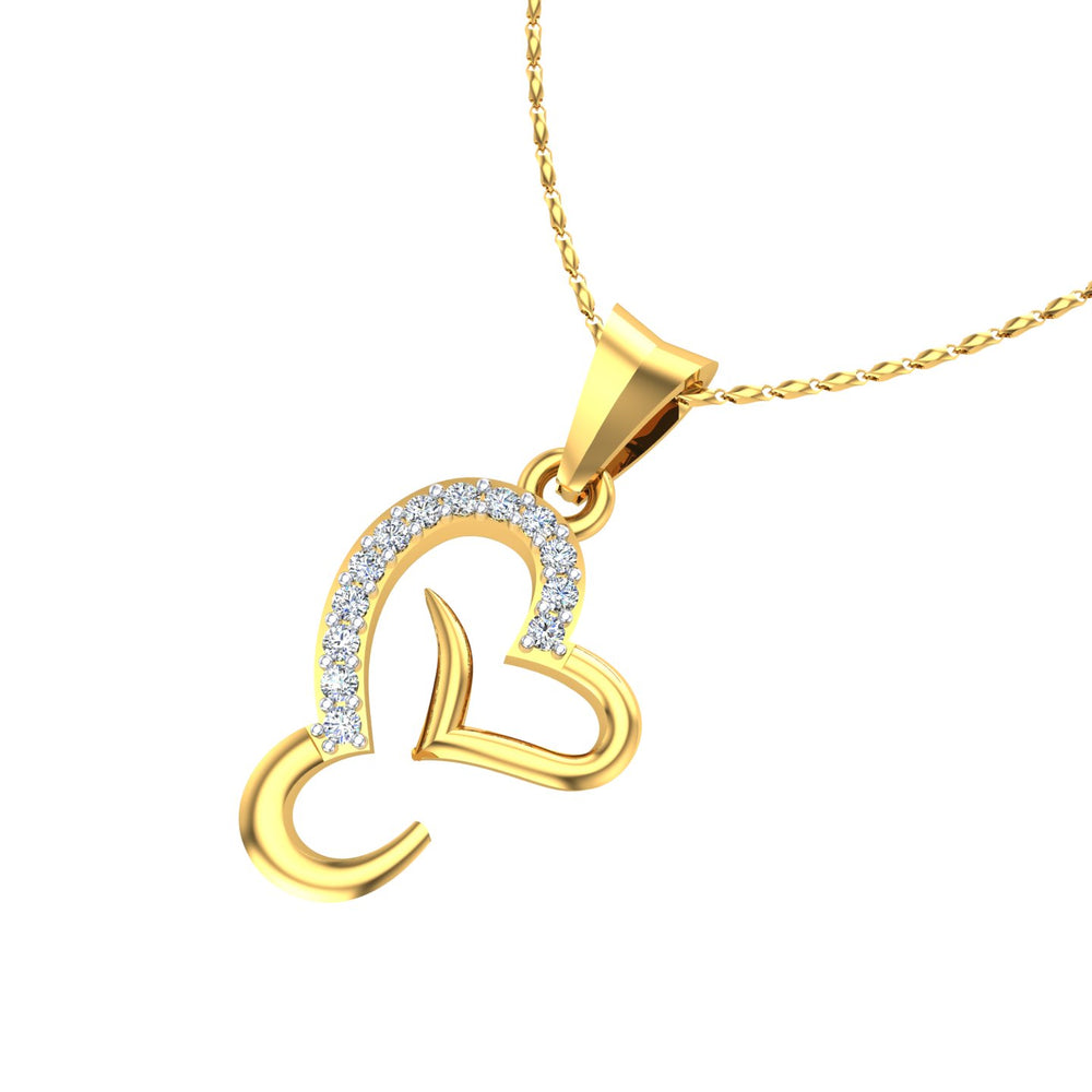 Infinite Heart Diamond Pendant