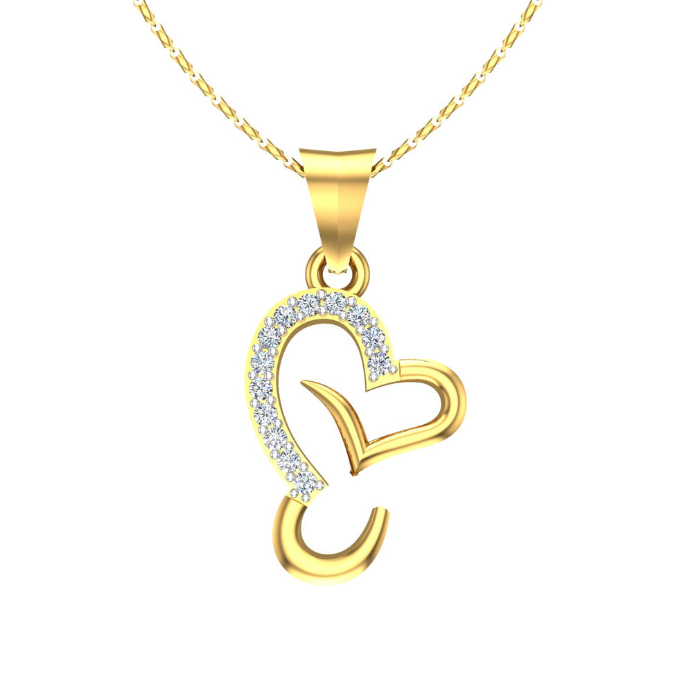 Infinite Heart Diamond Pendant