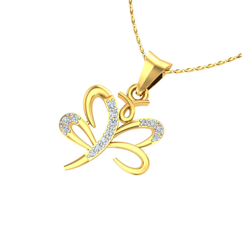 Celestial Bloom Diamond Pendant