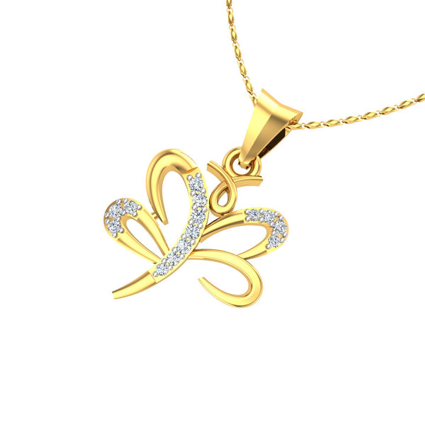 Celestial Bloom Diamond Pendant