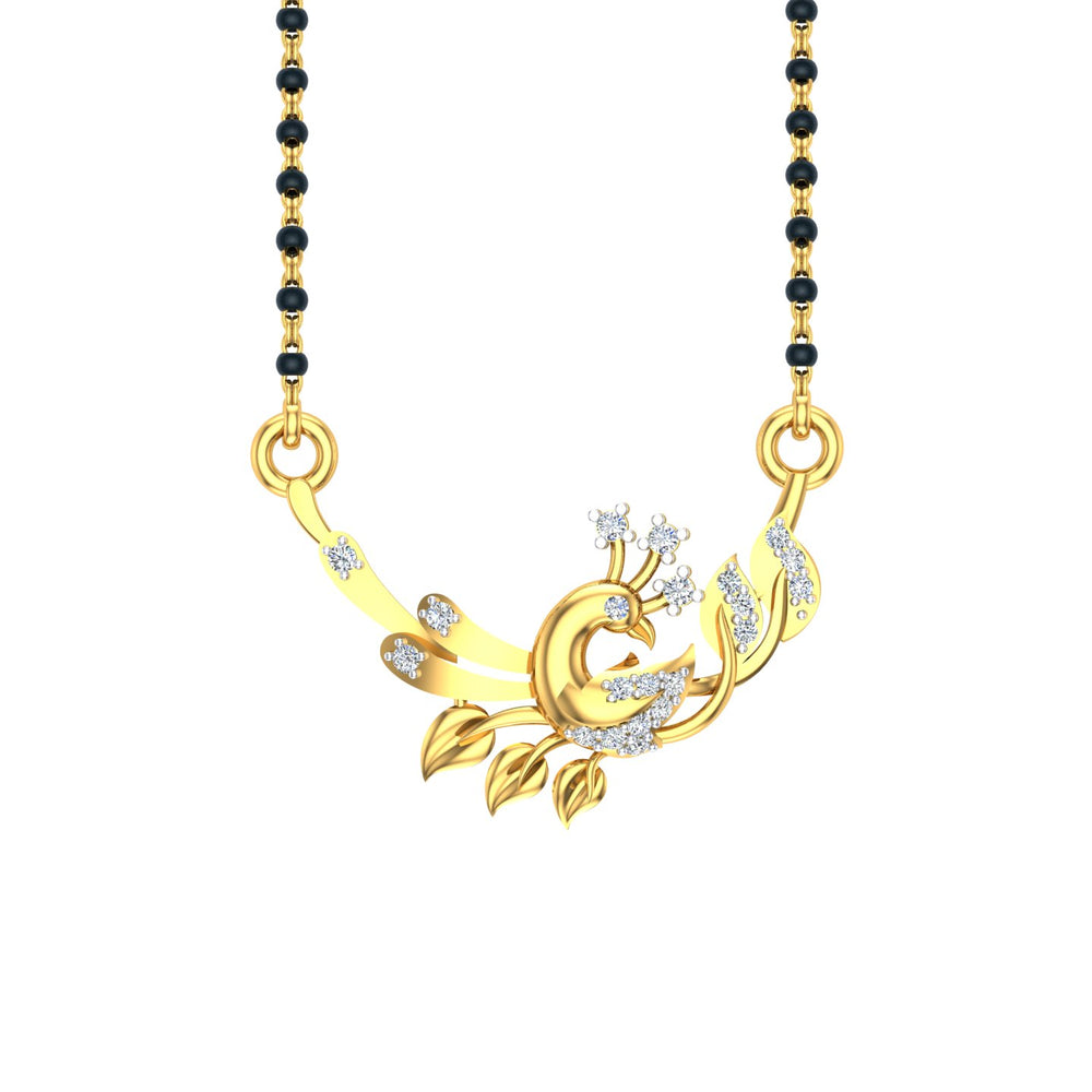 Nature Swan Mangalsutra