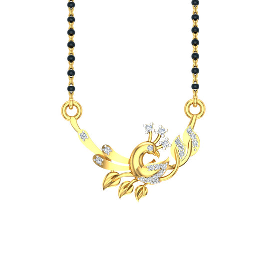 Nature Swan Mangalsutra