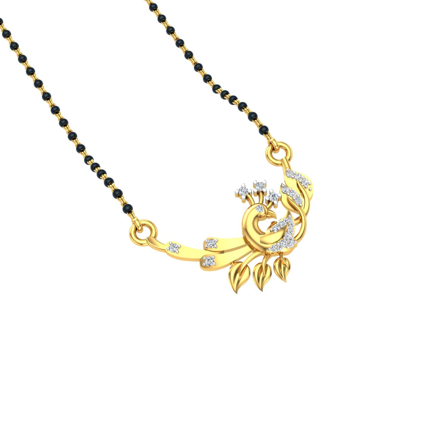 Nature Swan Mangalsutra