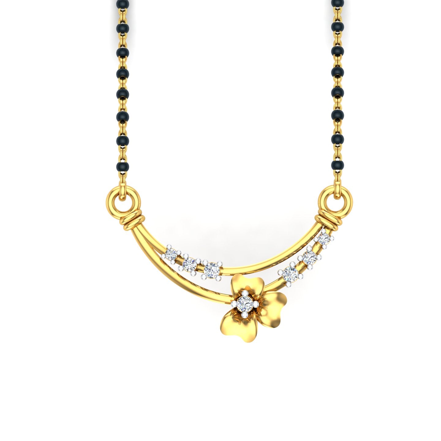 Golden Blossom Mangalsutra