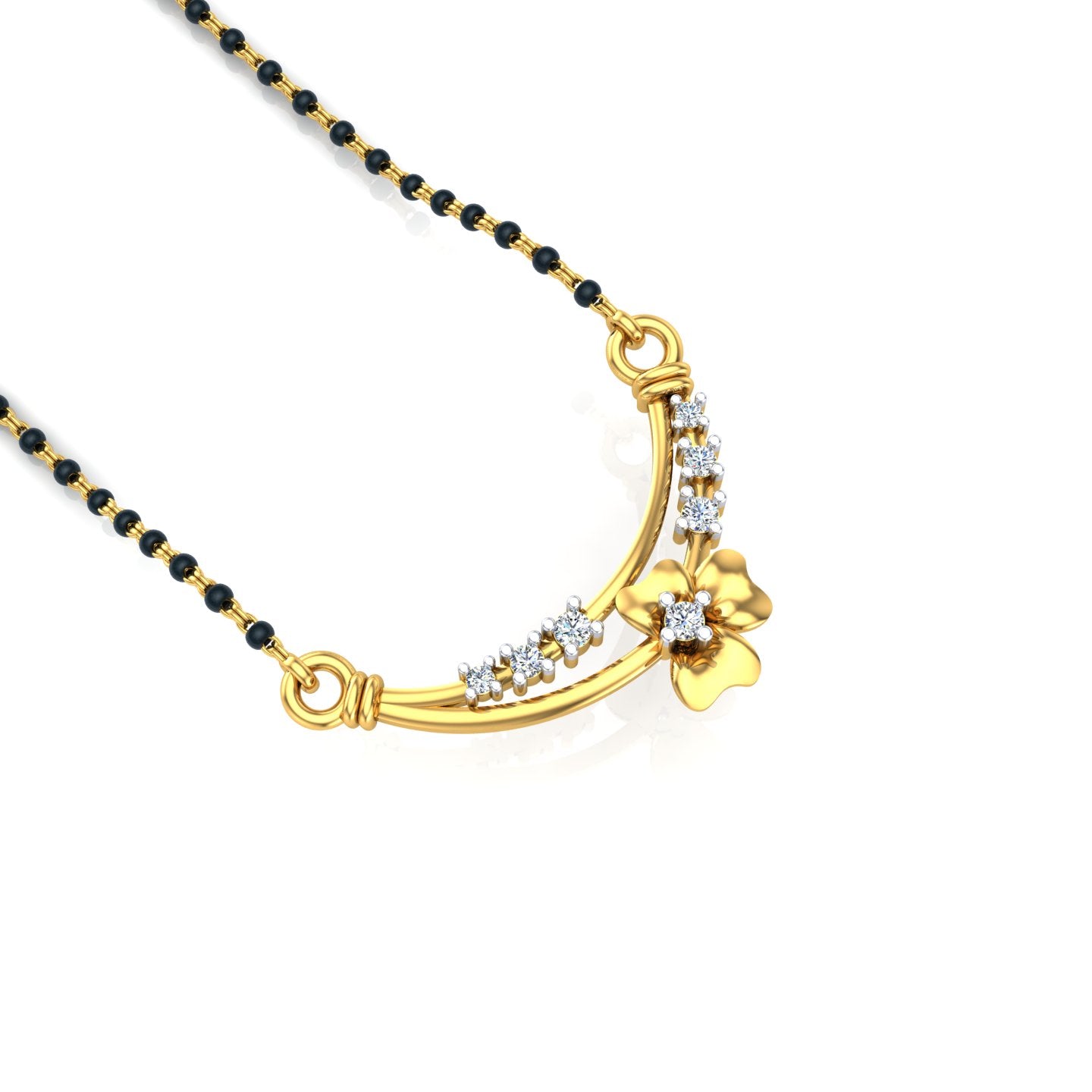 Golden Blossom Mangalsutra