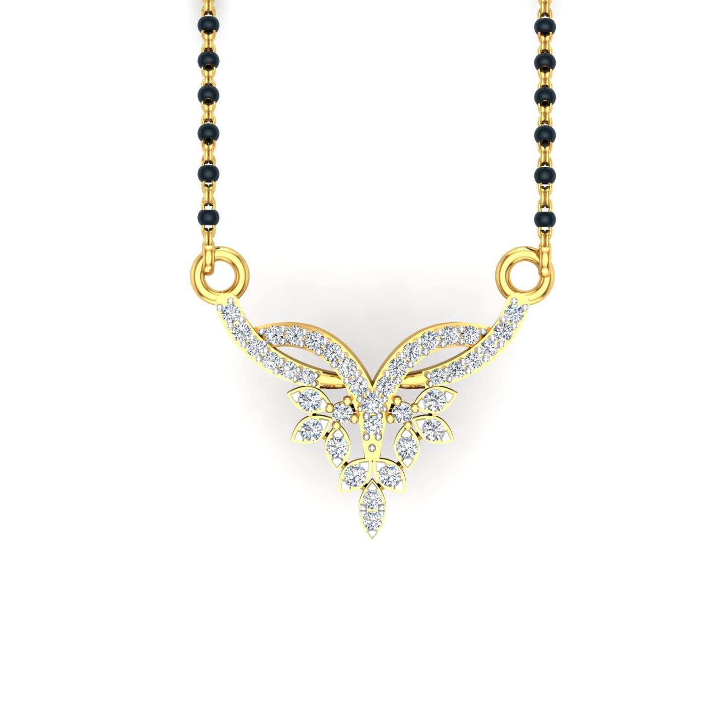 Angel Leaf Mangalsutra