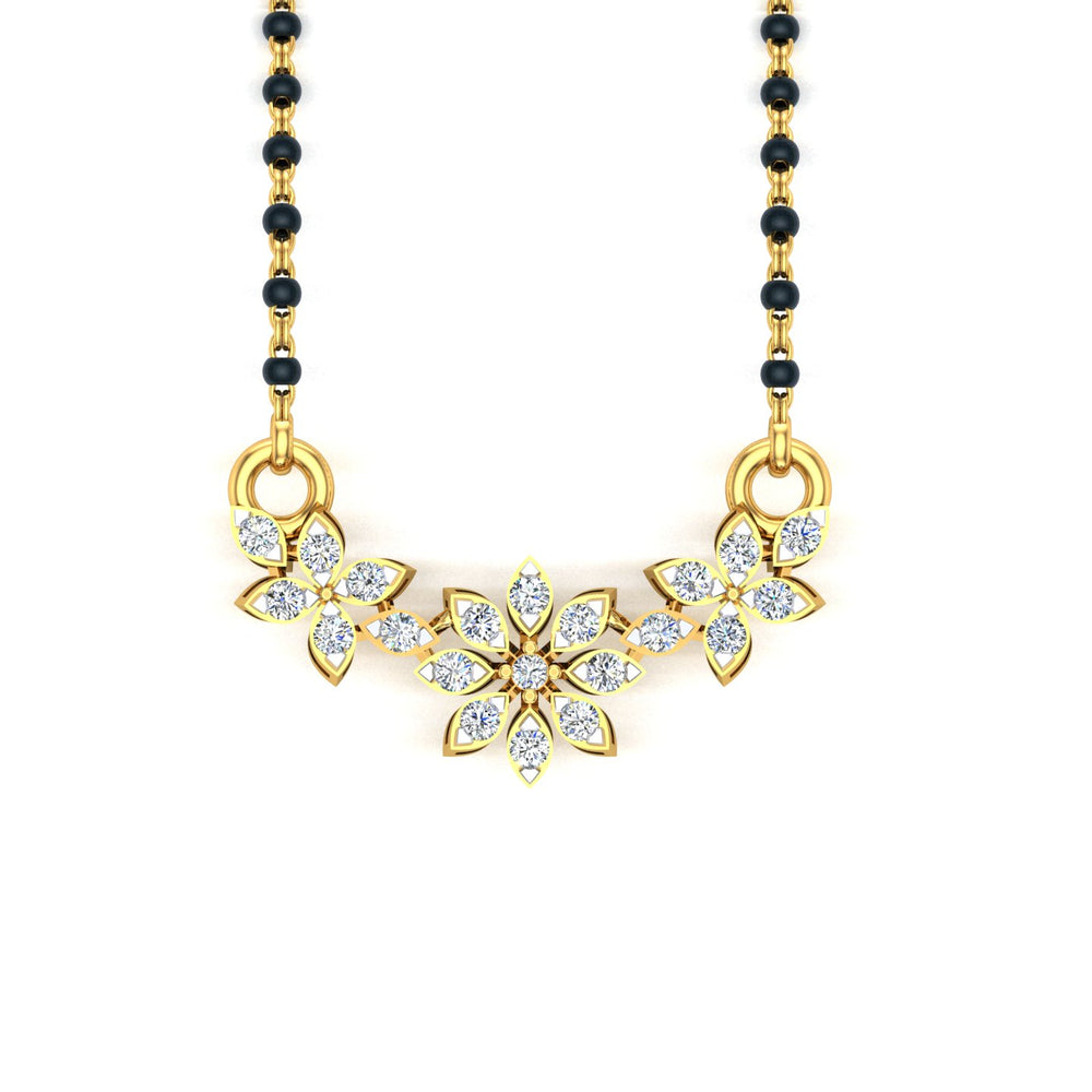 Snowflake Bloom Mangalsutra