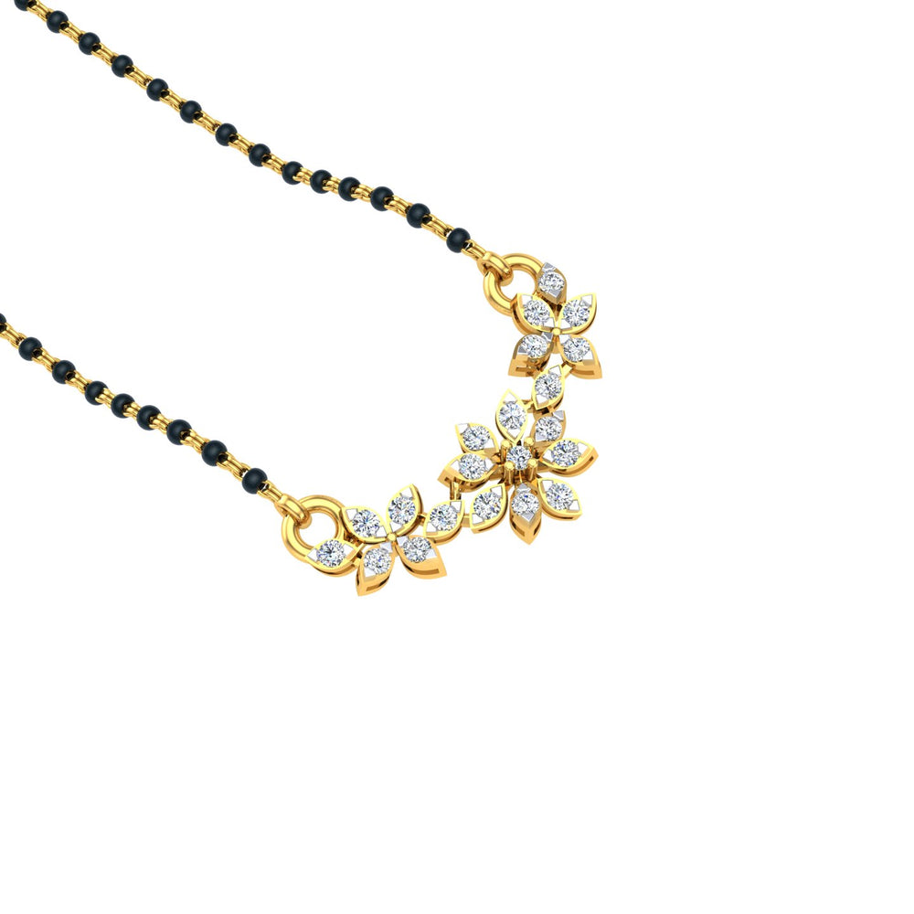 Snowflake Bloom Mangalsutra