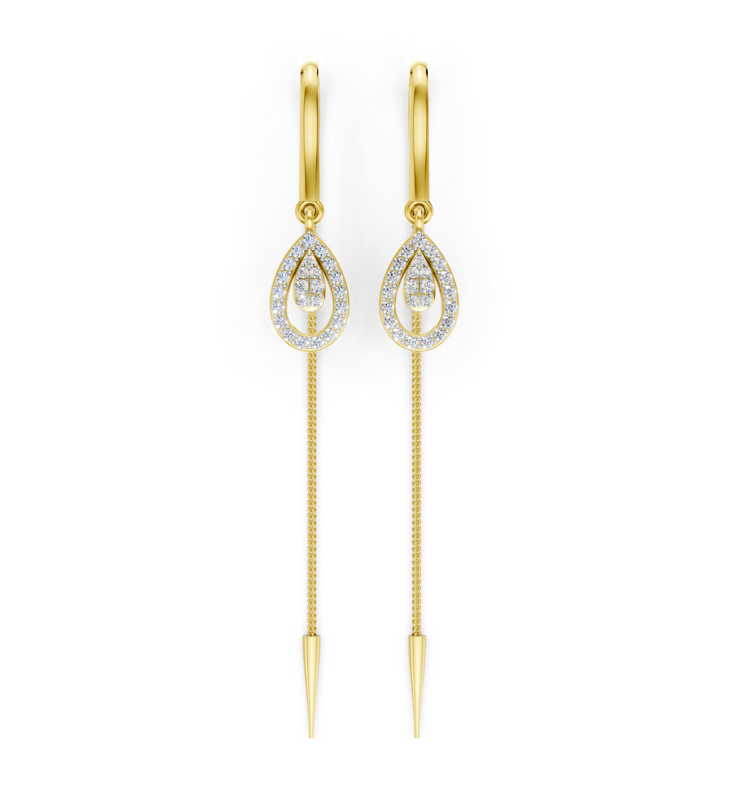 Eternal Dewdrop Diamond Sui Dhaga Earrings