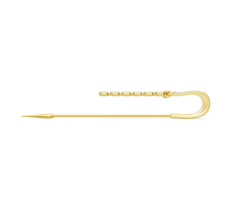 Linear Radiance Diamond Sui Dhaga Earrings