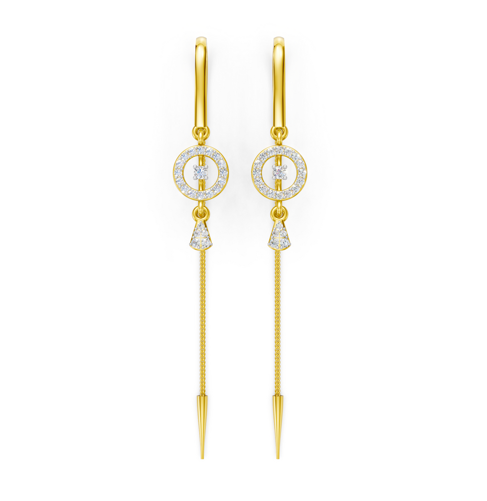 Eternal Orbit Diamond Sui Dhaga Earrings