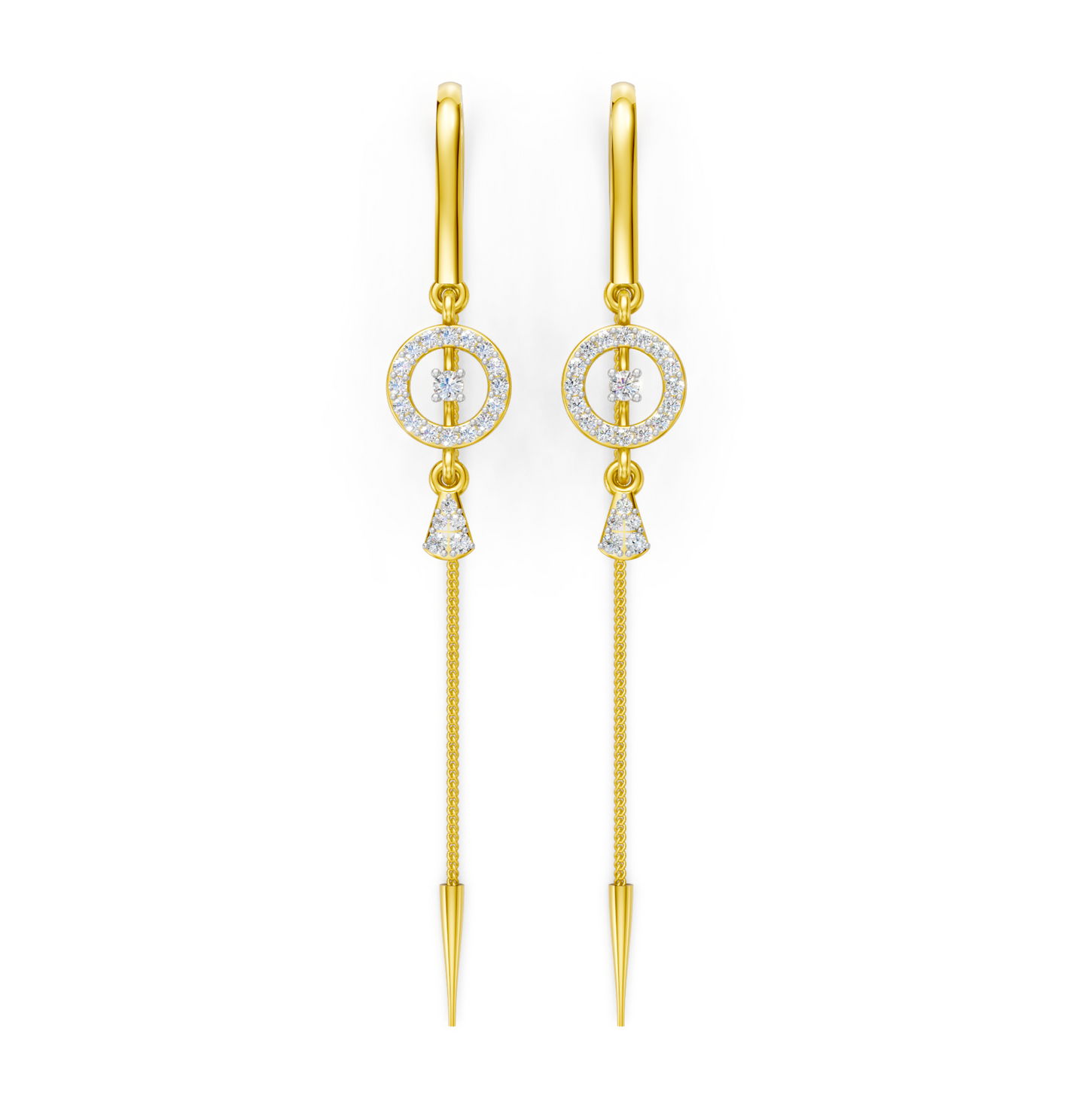 Eternal Orbit Diamond Sui Dhaga Earrings