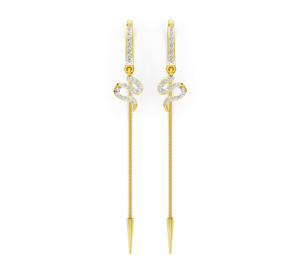 Infinity Grace Diamond Sui Dhaga Earrings