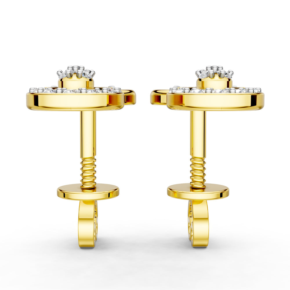 Botanical Dewdrop Diamond Drop Earrings