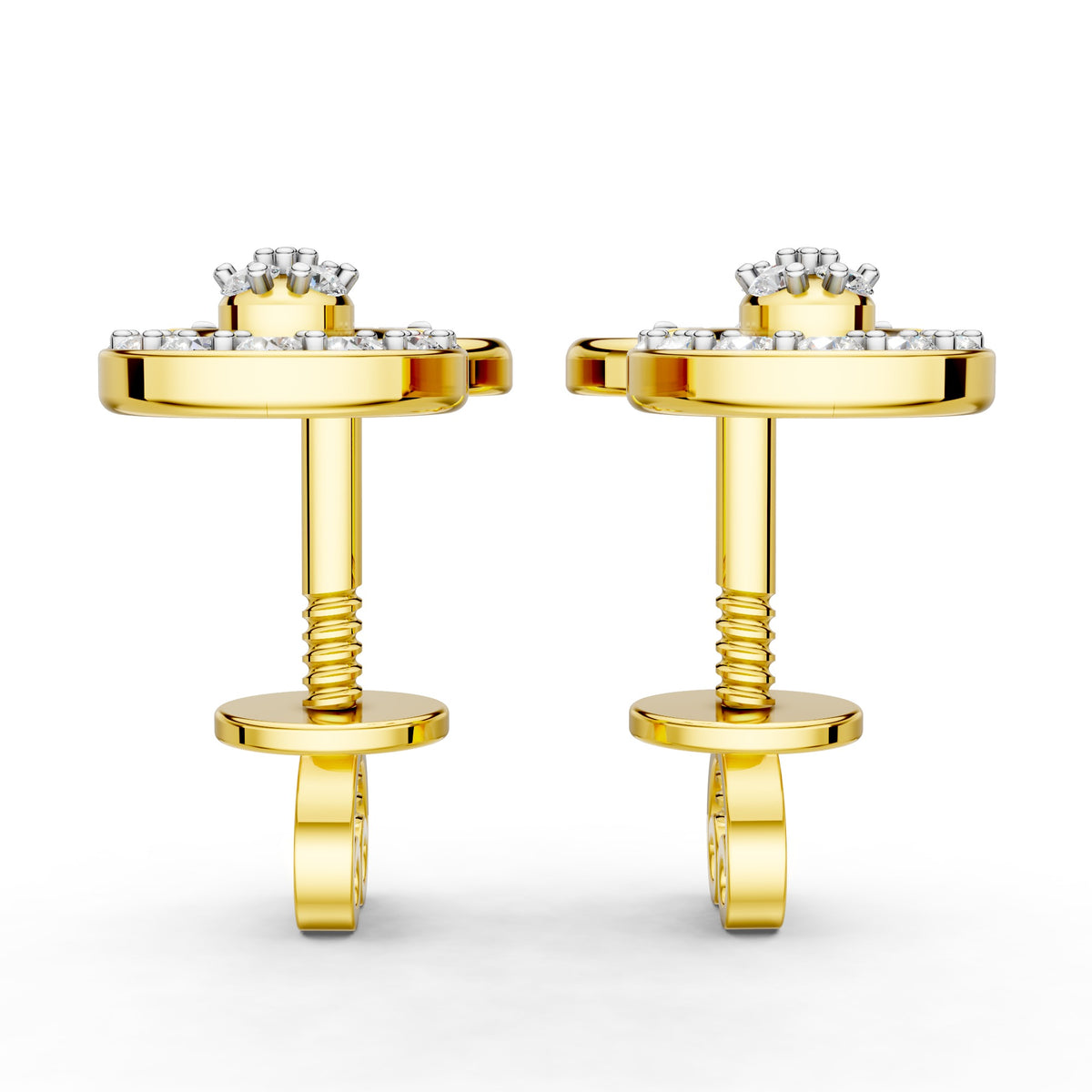 Botanical Dewdrop Diamond Drop Earrings